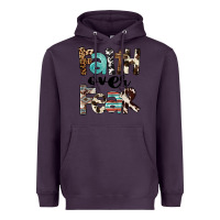 Plum Western Faith Over Fear Heavyweight Hoodie - FaDigitalArtStudio