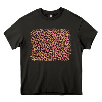 Asphalt leopard with pink glitter Heavy Core Tee - Artiststas