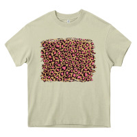 Mossy leopard with pink glitter Heavy Core Tee - Artiststas