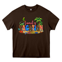 Chocolate Brown Punta Cana family vacation Heavy Core Tee - AdoDesignShop