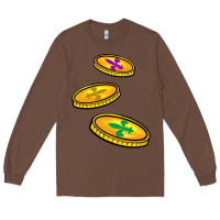 Chestnut louisiana coins Long Sleeve Tee - BarkalooDesign