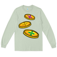 Matcha louisiana coins Long Sleeve Tee - BarkalooDesign