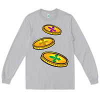 Moon Dust louisiana coins Long Sleeve Tee - BarkalooDesign
