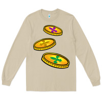 Mushroom louisiana coins Long Sleeve Tee - BarkalooDesign