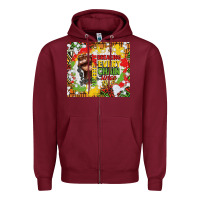 Burgundy juneteenth breaking every chain since 1865 Zipper Hoodie - CowGirlArtShop