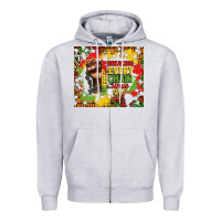 Heather Grey juneteenth breaking every chain since 1865 Zipper Hoodie - CowGirlArtShop