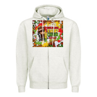 Oatmeal Heather juneteenth breaking every chain since 1865 Zipper Hoodie - CowGirlArtShop