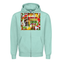 Seafoam juneteenth breaking every chain since 1865 Zipper Hoodie - CowGirlArtShop