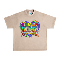Lgbtq Pride Human Kind Be Both Urban Heavy Tee | Teevron