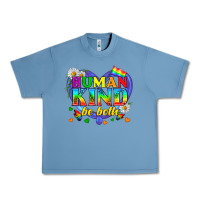 Pebble Blue LGBTQ Pride Human Kind Be Both Urban Heavy Tee - BundleAndBundleShop