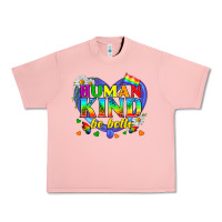 Salmon LGBTQ Pride Human Kind Be Both Urban Heavy Tee - BundleAndBundleShop