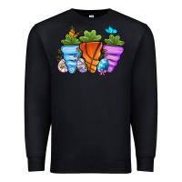 Black Basketball Easter sports carrots Premium Sweatshirt - OliviaCreatesArt