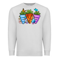 Dove Grey Basketball Easter sports carrots Premium Sweatshirt - OliviaCreatesArt
