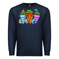 Navy Basketball Easter sports carrots Premium Sweatshirt - OliviaCreatesArt