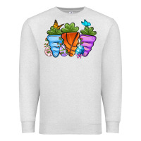 Oatmeal Heather Basketball Easter sports carrots Premium Sweatshirt - OliviaCreatesArt