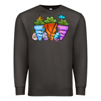 Smoke Basketball Easter sports carrots Premium Sweatshirt - OliviaCreatesArt
