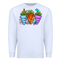 White Basketball Easter sports carrots Premium Sweatshirt - OliviaCreatesArt