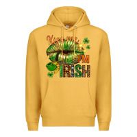 St. Patrick's Kiss Me I'm Irish With Lip Premium Hoodie | Teevron