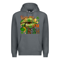 Rock St. Patrick's Kiss me I'm Irish with lip Premium Hoodie - HowdyJamesFarm
