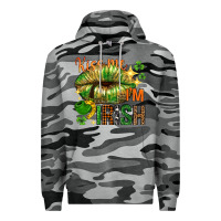 Slate Camo St. Patrick's Kiss me I'm Irish with lip Premium Hoodie - HowdyJamesFarm