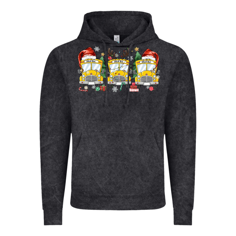 Christmas School Bus Vintage Hoodie by MaliasSmallBusiness | Teevron