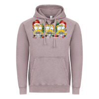 Vintage Zinc christmas school bus Vintage Hoodie - MaliasSmallBusiness
