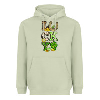 Matcha St. Patrick's Western lucky Heavyweight Hoodie - OliviaCreatesArt