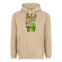Mushroom St. Patrick's Western lucky Heavyweight Hoodie - OliviaCreatesArt