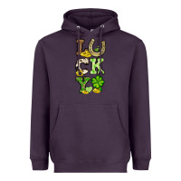 Plum St. Patrick's Western lucky Heavyweight Hoodie - OliviaCreatesArt