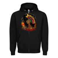 Black juneteenth freedom 1865 Zipper Hoodie - CowGirlArtShop