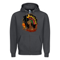 Smoke juneteenth freedom 1865 Zipper Hoodie - CowGirlArtShop