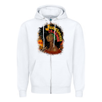 White juneteenth freedom 1865 Zipper Hoodie - CowGirlArtShop
