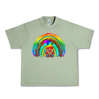 Oil Green LGBTQ Pride Gnome Rainbow Urban Heavy Tee - BundleAndBundleShop