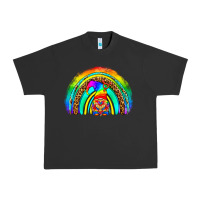 Pigment Black LGBTQ Pride Gnome Rainbow Urban Heavy Tee - BundleAndBundleShop