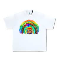 White LGBTQ Pride Gnome Rainbow Urban Heavy Tee - BundleAndBundleShop