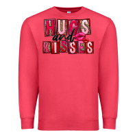 Cardinal Hugs and kisses Valentine's Day Premium Sweatshirt - FaDigitalArtStudio