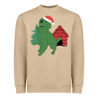 Mushroom Christmas Dog Heavyweight Sweatshirt - Bettercallsaul