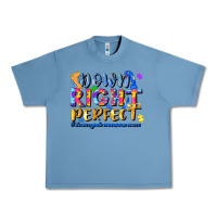 Pebble Blue down right perfect Urban Heavy Tee - JahusDesignShop