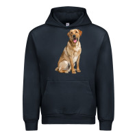 Navy Labrador Retriever llustrations Urban Hoodie - LillyAllenDesigns