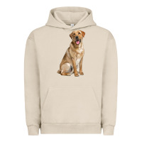 Pigment French Oak Labrador Retriever llustrations Urban Hoodie - LillyAllenDesigns