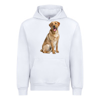 White Labrador Retriever llustrations Urban Hoodie - LillyAllenDesigns