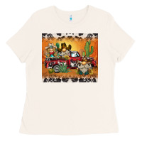 Bone western gnome truck Ladies Tee - BarkalooDesign
