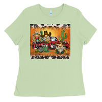 Matcha western gnome truck Ladies Tee - BarkalooDesign
