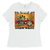 White western gnome truck Ladies Tee - BarkalooDesign