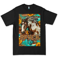 Black Western Ranch Life Mustang Horse Premium Tee - LillyAllenDesigns
