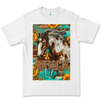 White Western Ranch Life Mustang Horse Premium Tee - LillyAllenDesigns