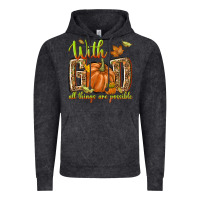 Vintage Black with god all things are possible Vintage Hoodie - NancyCooperArtShop