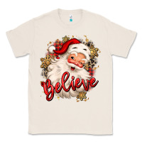 Natural believe christmas santa claus Classic Tee - MaliasSmallBusiness