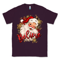 Plum believe christmas santa claus Classic Tee - MaliasSmallBusiness