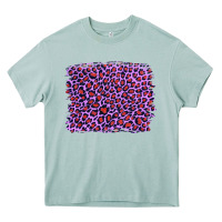 Arona lilac leopard with red glitter Heavy Core Tee - Artiststas